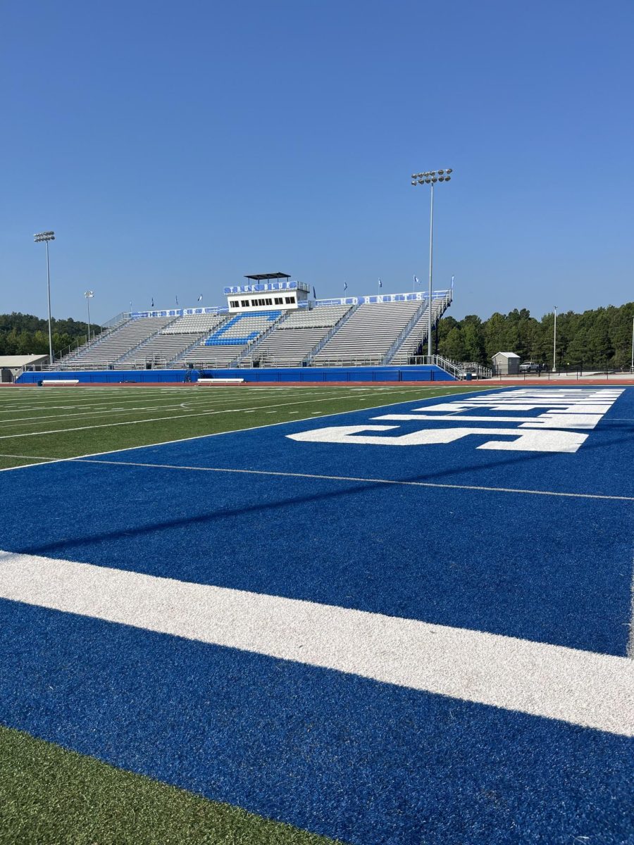 Side-view of the CHHS field and stadium