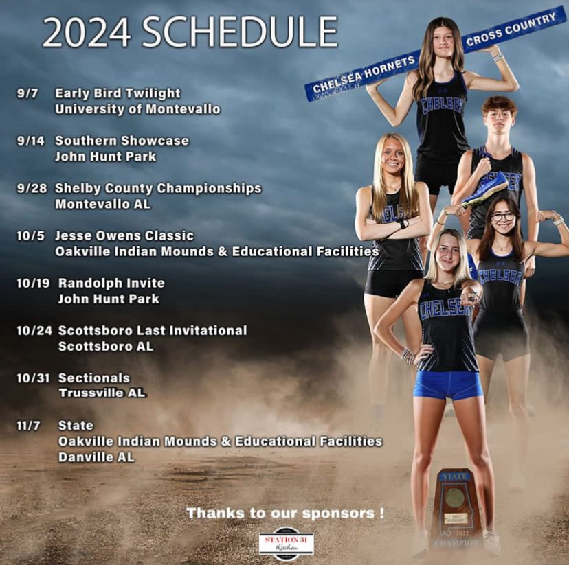 2024 Cross Country Schedule!