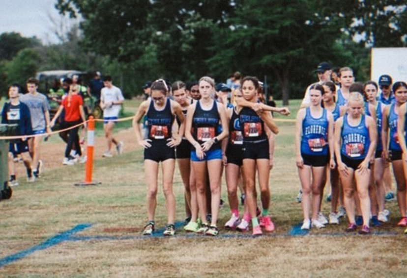 Chelsea girls preparing to run. 